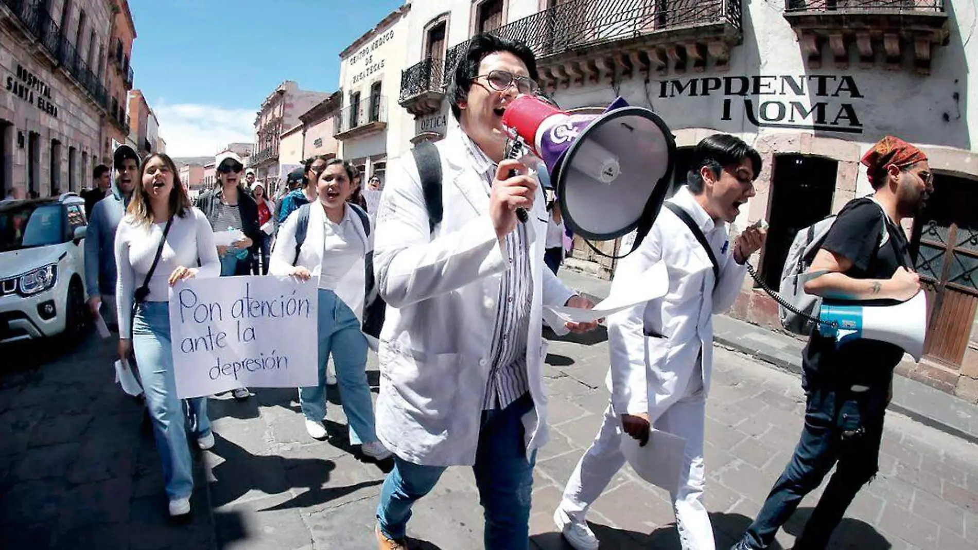 Alumnos de la Escuela de Medicin Humana UAZ-1